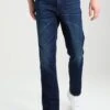 Wrangler Greensboro - Vaqueros Rectos - Dark-Blue Denim, Light-Blue Denim