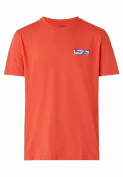 Wrangler Logo Tee - Camiseta Básica - Light Red -Wrangler 4a786925ec8847e4bb1eb7b38c5b74cb