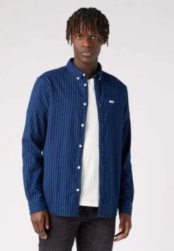 Wrangler Ls 1 Pocket Button Down - Camisa - Blau