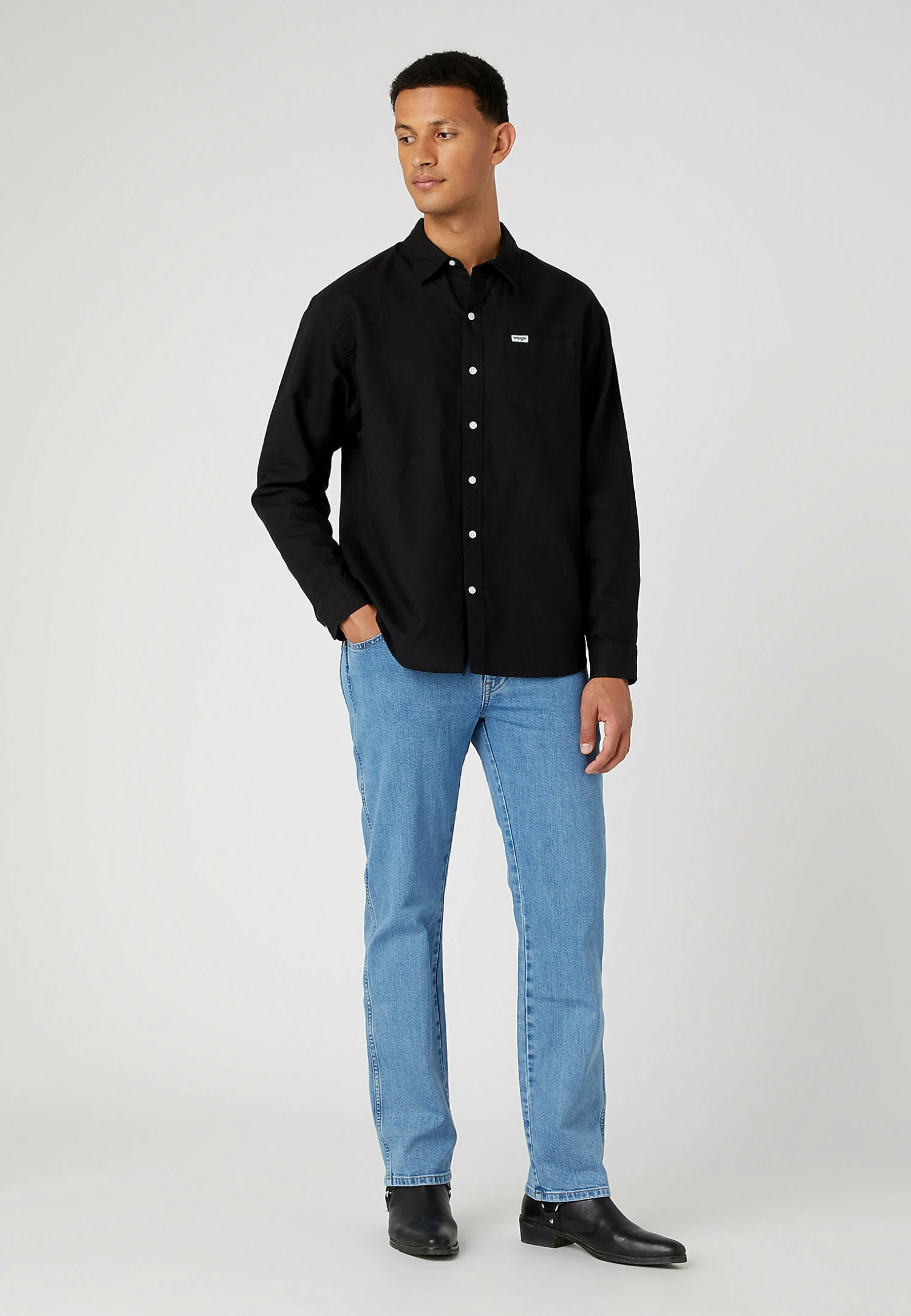 Wrangler Pkt- Camisa - Black 4 Wrangler Pkt- Camisa - Black - Imagen 2