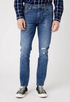 Wrangler Larston - Vaqueros Slim Fit - Dark Indigo