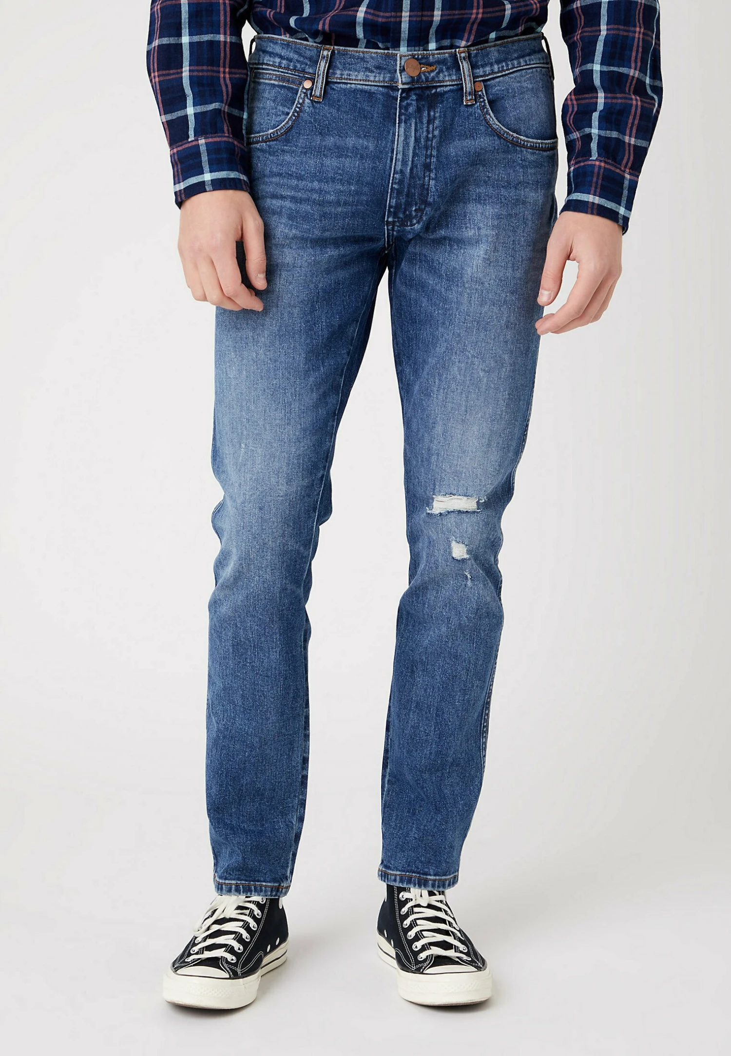 Wrangler Larston - Vaqueros Slim Fit - Dark Indigo 3 Wrangler Larston - Vaqueros Slim Fit - Dark Indigo