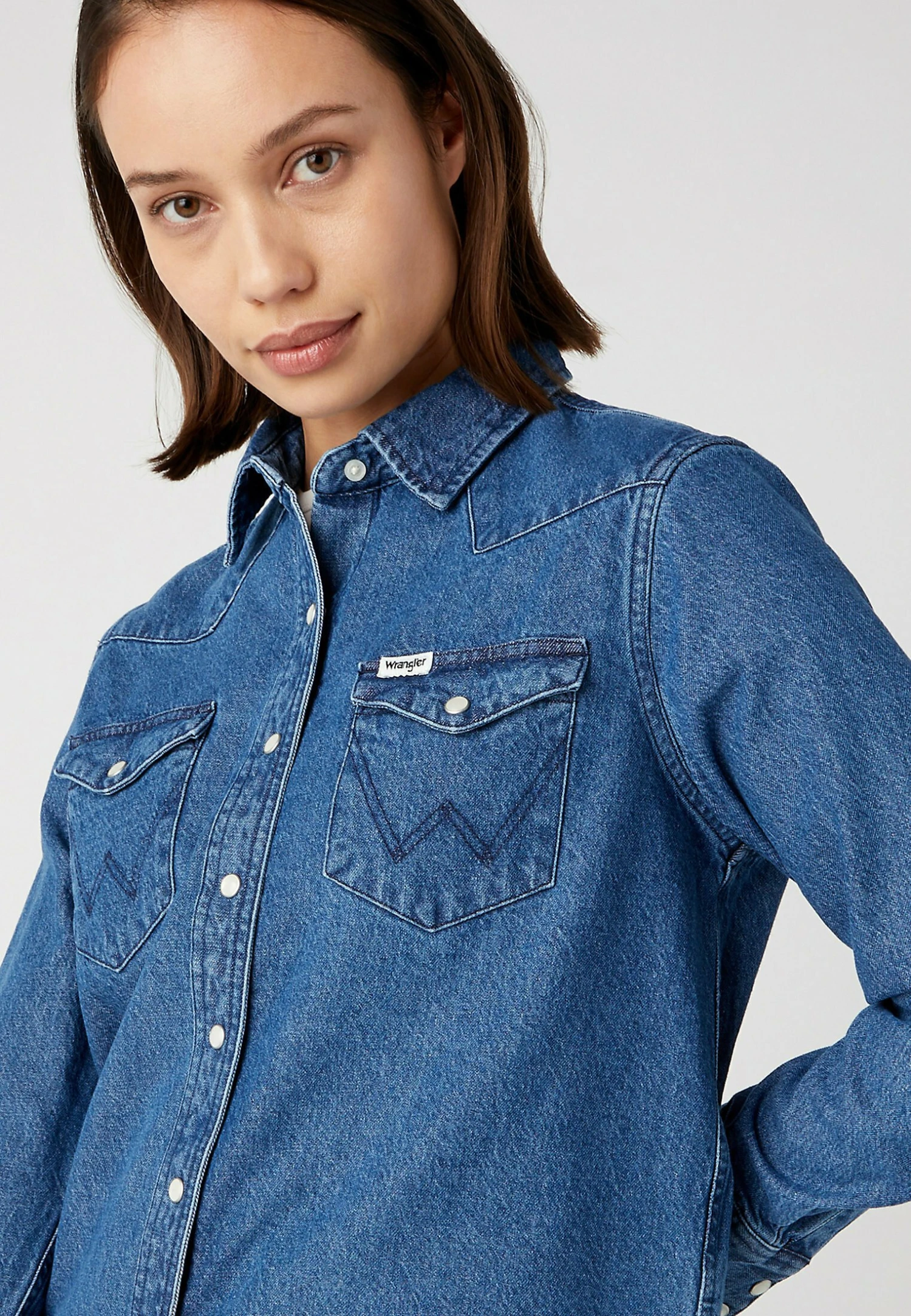 Wrangler Camisa - Mid Stone 6 Wrangler Camisa - Mid Stone - Imagen 4