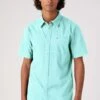 Wrangler Hemden Short Sleeve One Pocket- Camisa - Blau -Wrangler 4d5507ec585a4842b0a0ce610fe6e2b7