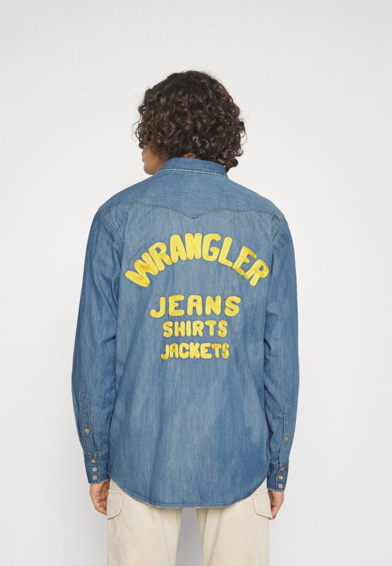 Wrangler Leon - Camisa - Washed Indigo 5 Wrangler Leon - Camisa - Washed Indigo - Imagen 3