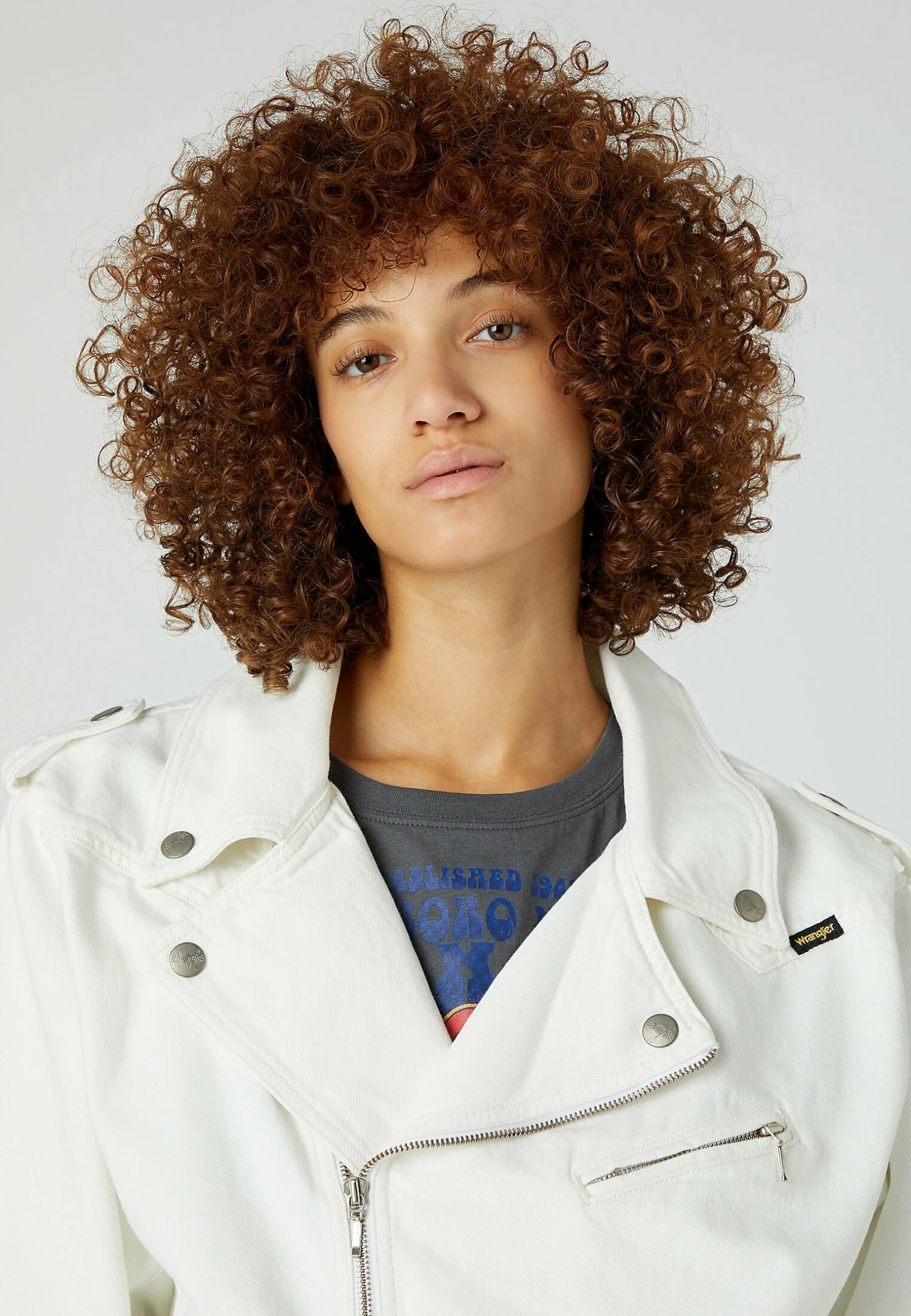 Wrangler Western Moto - Chaqueta Fina - Vintage White 6 Wrangler Western Moto - Chaqueta Fina - Vintage White - Imagen 4