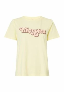 Wrangler Regular Tee - Camiseta Estampada - Pale Banana -Wrangler 52822ca4675046e0967435a3e201c461