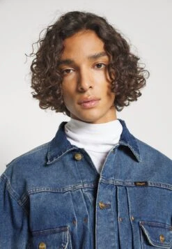 Wrangler 124Mj Leon Bridges - Chaqueta Vaquera - Worn Indigo -Wrangler 57b2c9a34cde45a1931d120137d3a1b4
