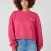Wrangler Puffy Crew - Sudadera - Fuchsia Rose -Wrangler 57b31aede80a4ccaa85e2091aafcb7b1