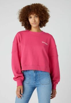 Wrangler Puffy Crew - Sudadera - Fuchsia Rose