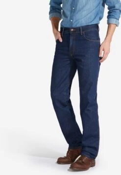 Wrangler Texas - Vaqueros Rectos - Blue Denim