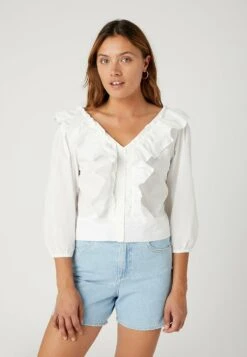 Wrangler Western Frill- Blusa - Worn White