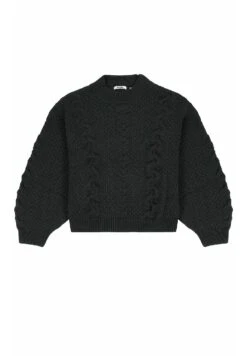 Wrangler Crew Neck Cable Knit​ - Jersey De Punto - Black -Wrangler 5f03e5bea9e84c2d94769b7ae08b7c2e