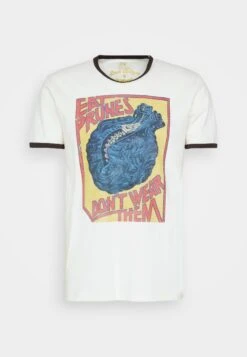 Wrangler Prunes Ringer Tee - Camiseta Estampada - Vanilla Ice -Wrangler 5fd9454deb094b35b5a459507ae06d6d