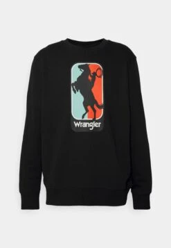 Wrangler Logo Crew- Sudadera - Faded Black -Wrangler 6280deaad84e4c91b82d5b5fe1b6f7bc
