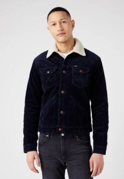 Wrangler Sherpa - Chaqueta Vaquera - Navy