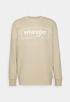 Wrangler Frame Logo Crew - Sudadera - Peyote Beige