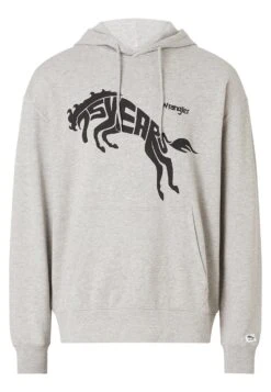 Wrangler 75Th Anni Hoodie - Jersey Con Capucha - Mid Grey Mel -Wrangler 686cd92a00b9417091c186b128407176