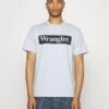 Wrangler Tee - Camiseta Estampada - Pearl Blue