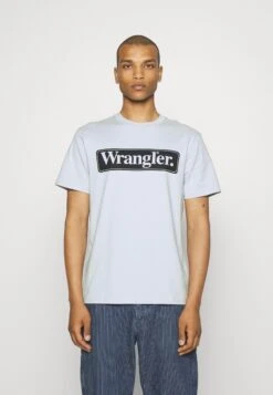 Wrangler Tee - Camiseta Estampada - Pearl Blue