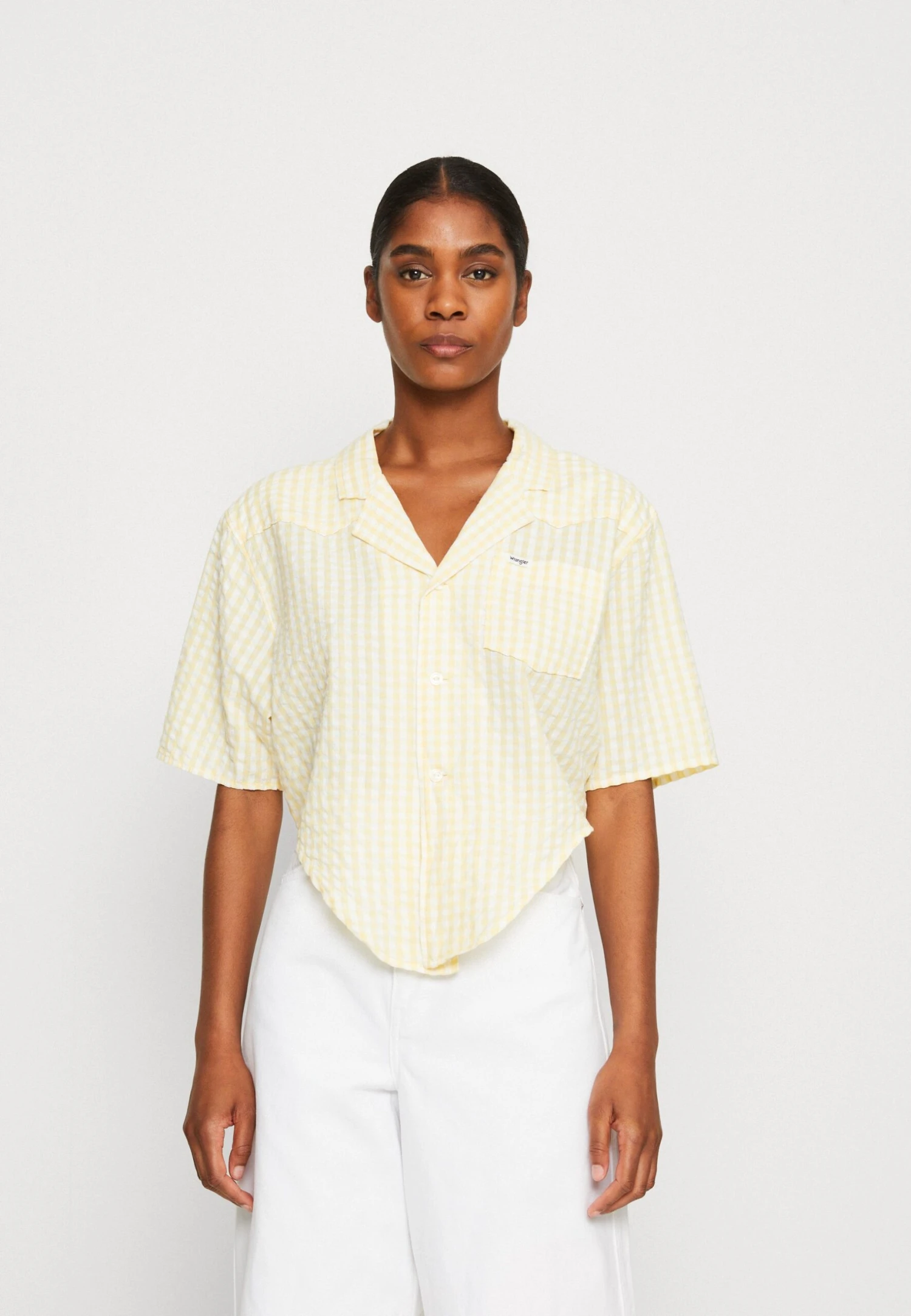 Wrangler Tie Resort Shirt - Camisa - Pale Banana 3 Wrangler Tie Resort Shirt - Camisa - Pale Banana