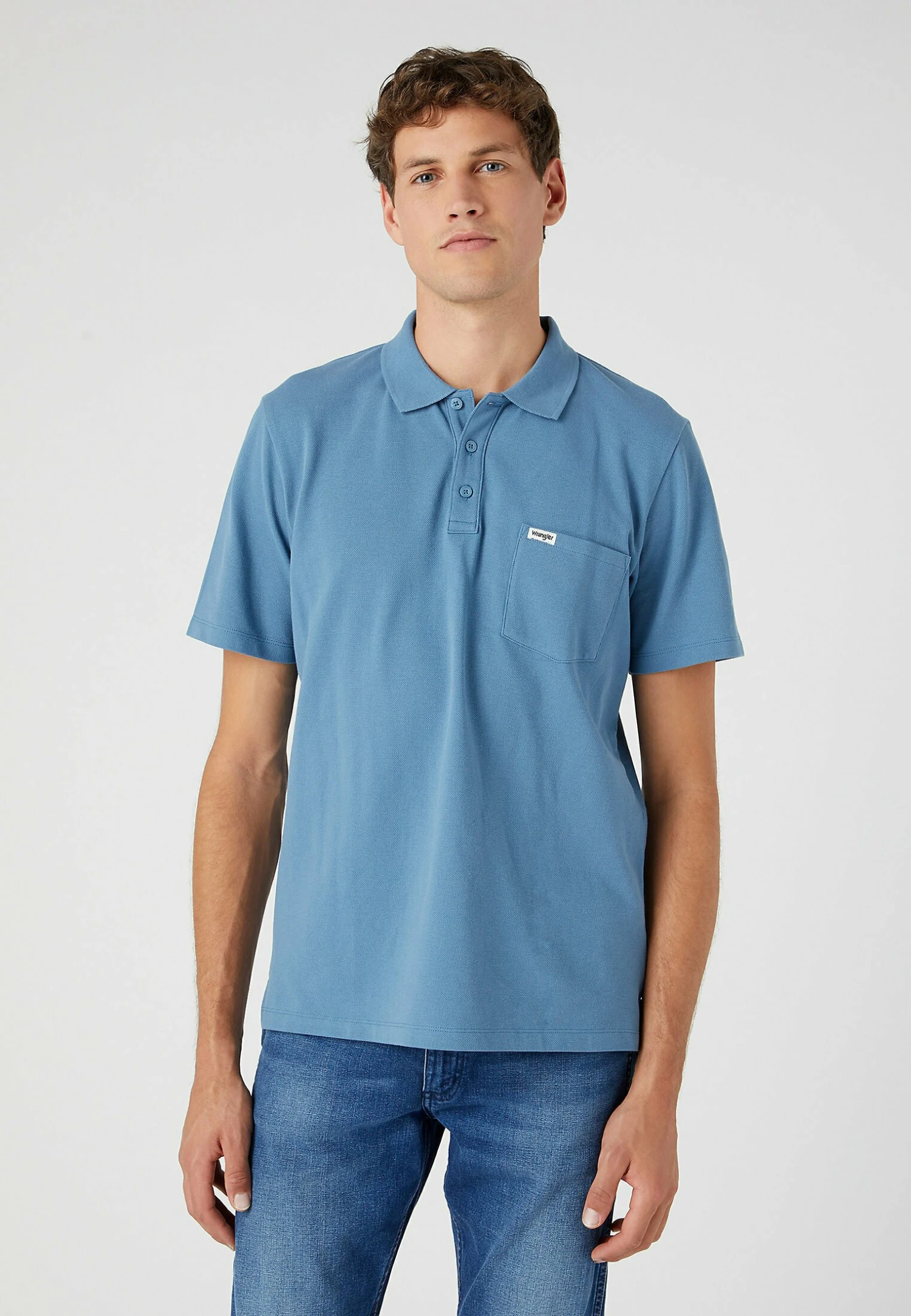 Wrangler Polo - Captains Blue 3 Wrangler Polo - Captains Blue