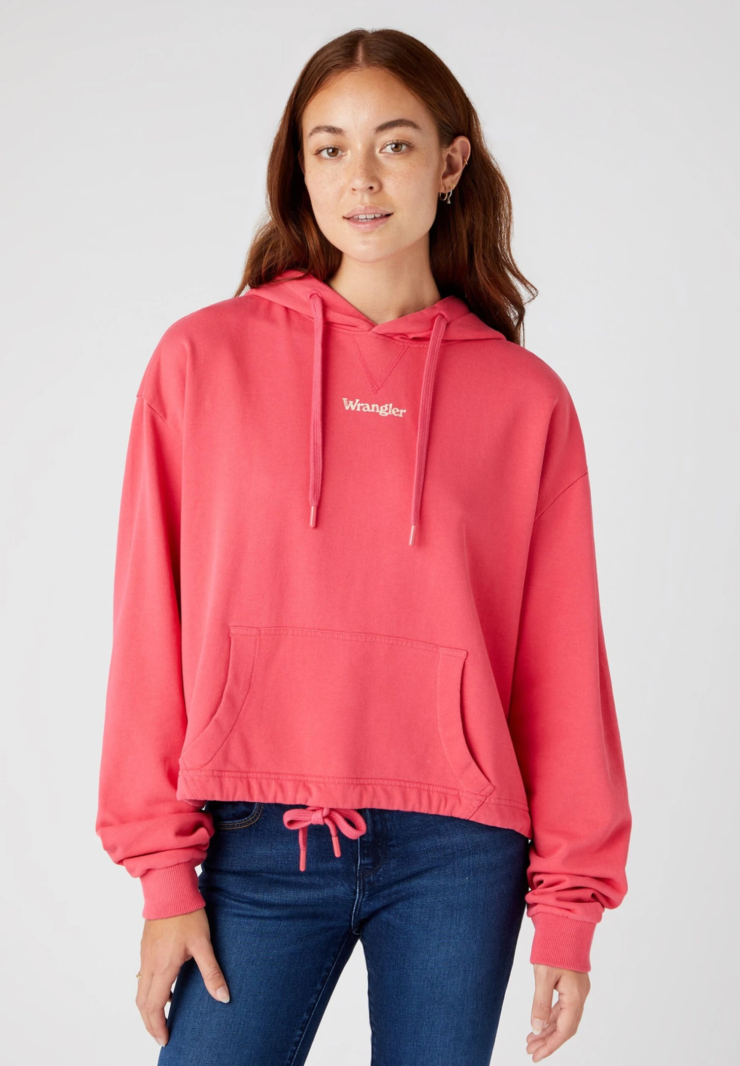 Wrangler Drawcord Hoodie - Jersey Con Capucha - Hot Pink 3 Wrangler Drawcord Hoodie - Jersey Con Capucha - Hot Pink