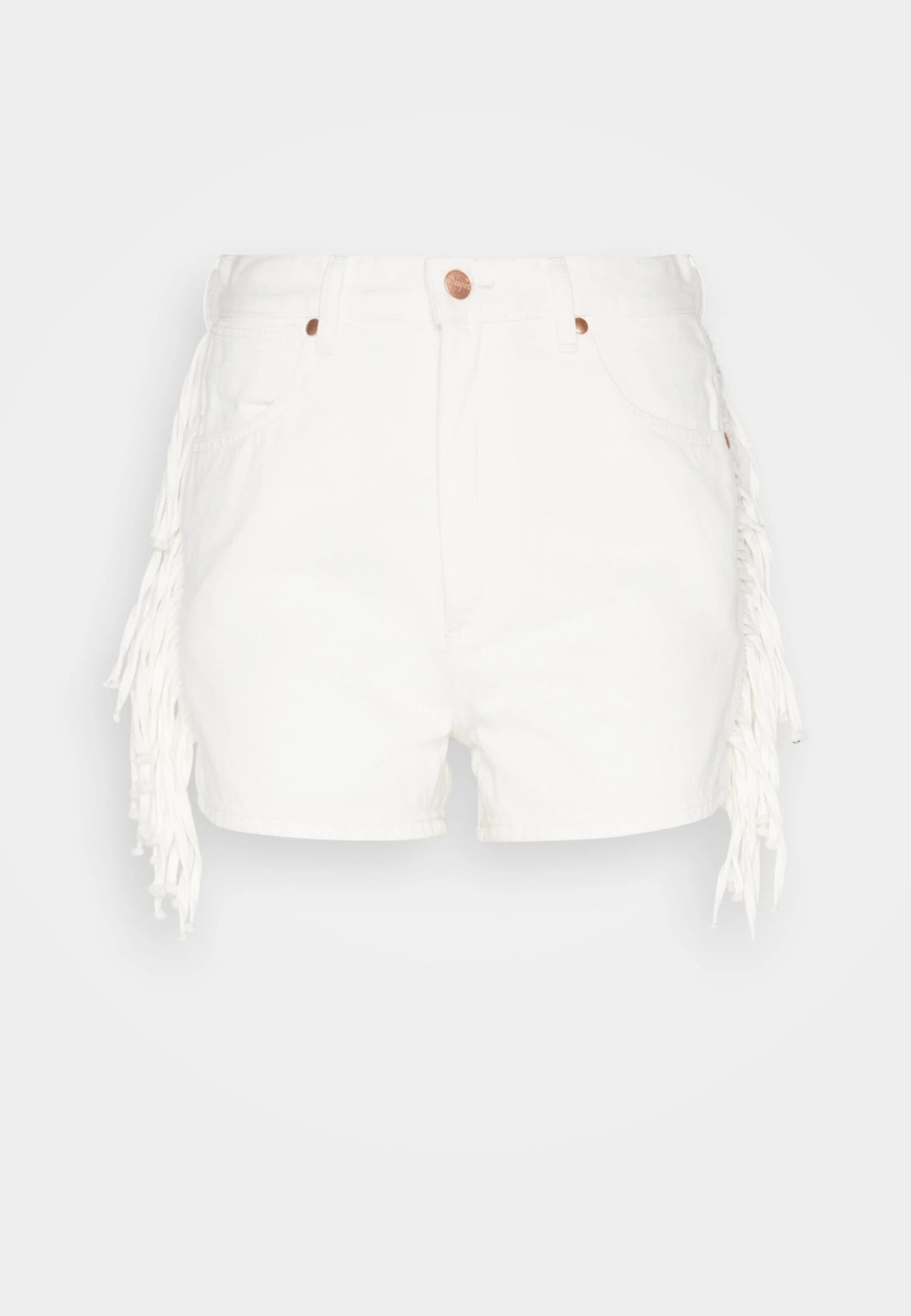 Wrangler Fringed Festival- Shorts Vaqueros - Vintage White 7 Wrangler Fringed Festival- Shorts Vaqueros - Vintage White - Imagen 5