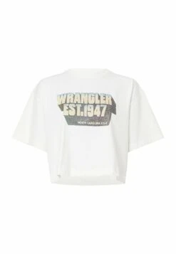 Wrangler Boxy - Camiseta Estampada - Worn White -Wrangler 7614bfa622c241a0bf604ce8b4043f51