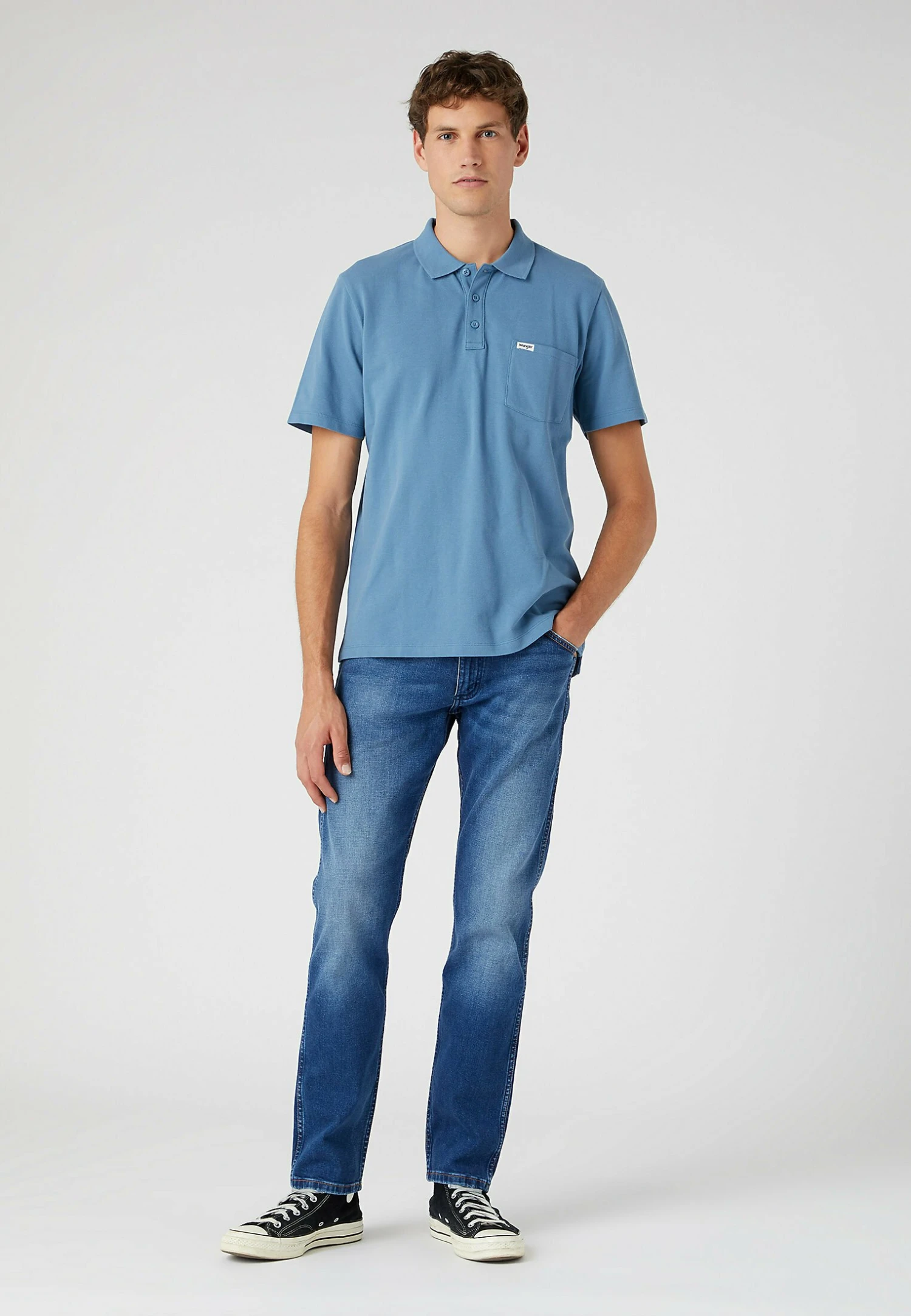 Wrangler Polo - Captains Blue 4 Wrangler Polo - Captains Blue - Imagen 2