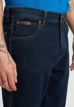 Wrangler Texas- Vaqueros Slim Fit - Dark Blue -Wrangler 791847eb61e64266ad53ce8390b004d7