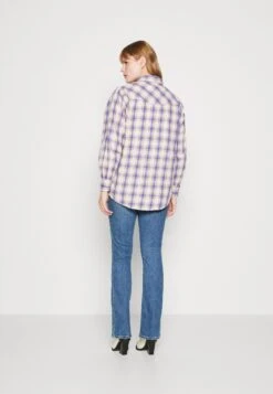 Wrangler Balloon Sleeve Shirt - Camisa - Federal Blue -Wrangler 7a9e8712e76144459b8002e123342736