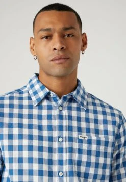 Wrangler Camisa - Deep Water -Wrangler 7d4b36e27250493fb4881aaab8f11970