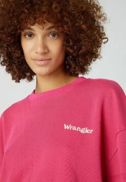 Wrangler Puffy Crew - Sudadera - Fuchsia Rose -Wrangler 7f07e78c857349338d2b180af4929dc9
