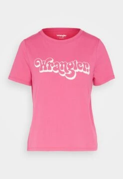 Wrangler Regular Tee - Camiseta Estampada - Fuchsia Rose -Wrangler 81da86f72c73496ca388cc6645852529