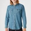 Wrangler Heritage Shirt - Camisa - Tinted Hemp -Wrangler 839ce6df17314c8788c6ecfa8b7ec557