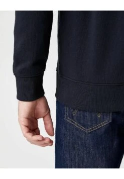 Wrangler Sign Off- Sudadera Con Cremallera - Black -Wrangler 845220617bc34a67a2c2fc5d06fef9ff