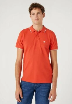 Wrangler Tipped With Logo - Polo - Light Red