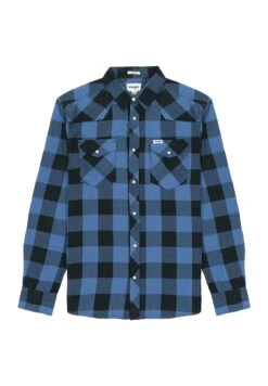 Wrangler Ls Western - Camisa - Federal Blue -Wrangler 88f841841cf344d7986437dea04ed821