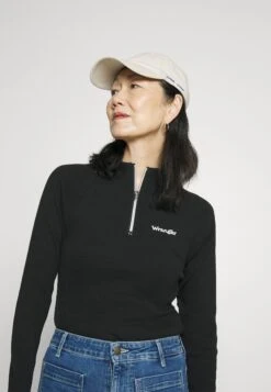 Wrangler Baby Tee - Jersey De Punto - Black -Wrangler 8961e55bf918466898816724352893fa