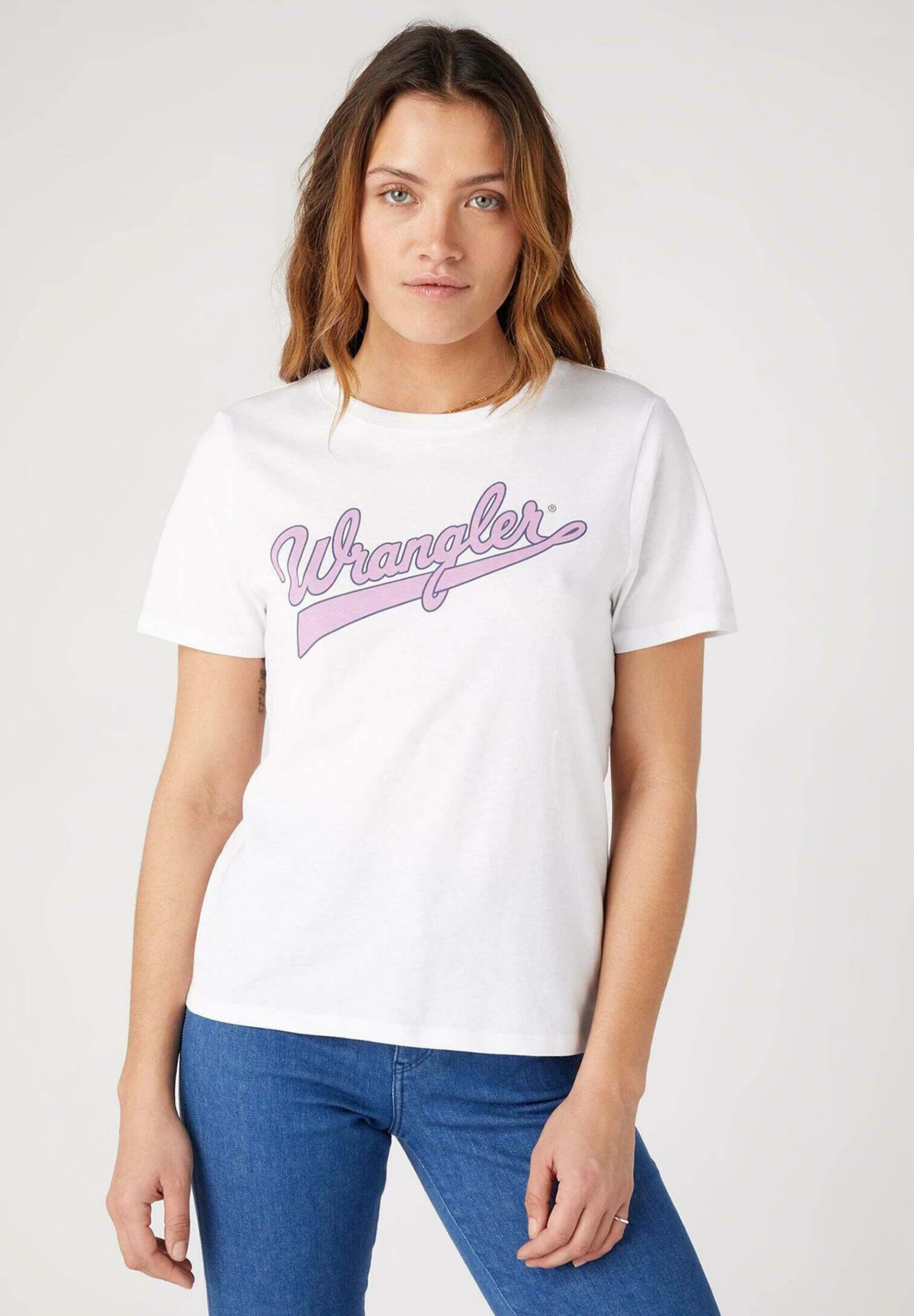 Wrangler Regular- Camiseta Estampada - Weiss 3 Wrangler Regular- Camiseta Estampada - Weiss