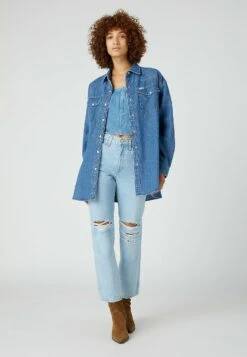 Wrangler Jumbo - Camisa - Mid Stonewash -Wrangler 8ad1c3452ecc4275988fda9455187298