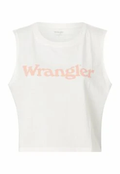 Wrangler Sleeveless- Top - Worn White -Wrangler 8b1551b6841142fca492bc386da06355