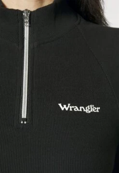 Wrangler Baby Tee - Jersey De Punto - Black -Wrangler 8b5c14e7941b4f498a5a83a54606e71e