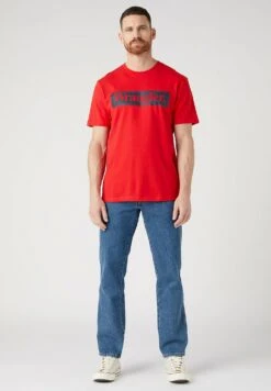 Wrangler Camiseta Estampada - Formula Red -Wrangler 8bbc8d5f097641e59dfec87656e08820