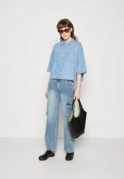 Wrangler Lounge Shirt - Camisa - Light Stonewash -Wrangler 8c4bfd95fcc540e2af2ef59dea088407