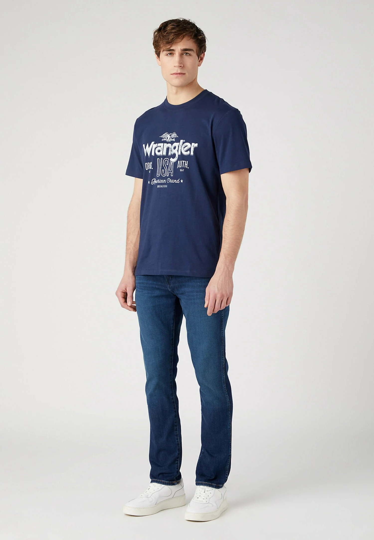Wrangler Americana Tee - Camiseta Estampada - Navy 4 Wrangler Americana Tee - Camiseta Estampada - Navy - Imagen 2