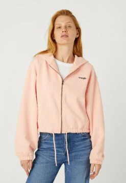 Wrangler Zip Hoodie - Sudadera Con Cremallera - Peach Melba
