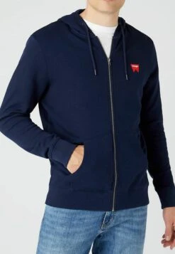 Wrangler Sign Off- Sudadera Con Cremallera - Navy