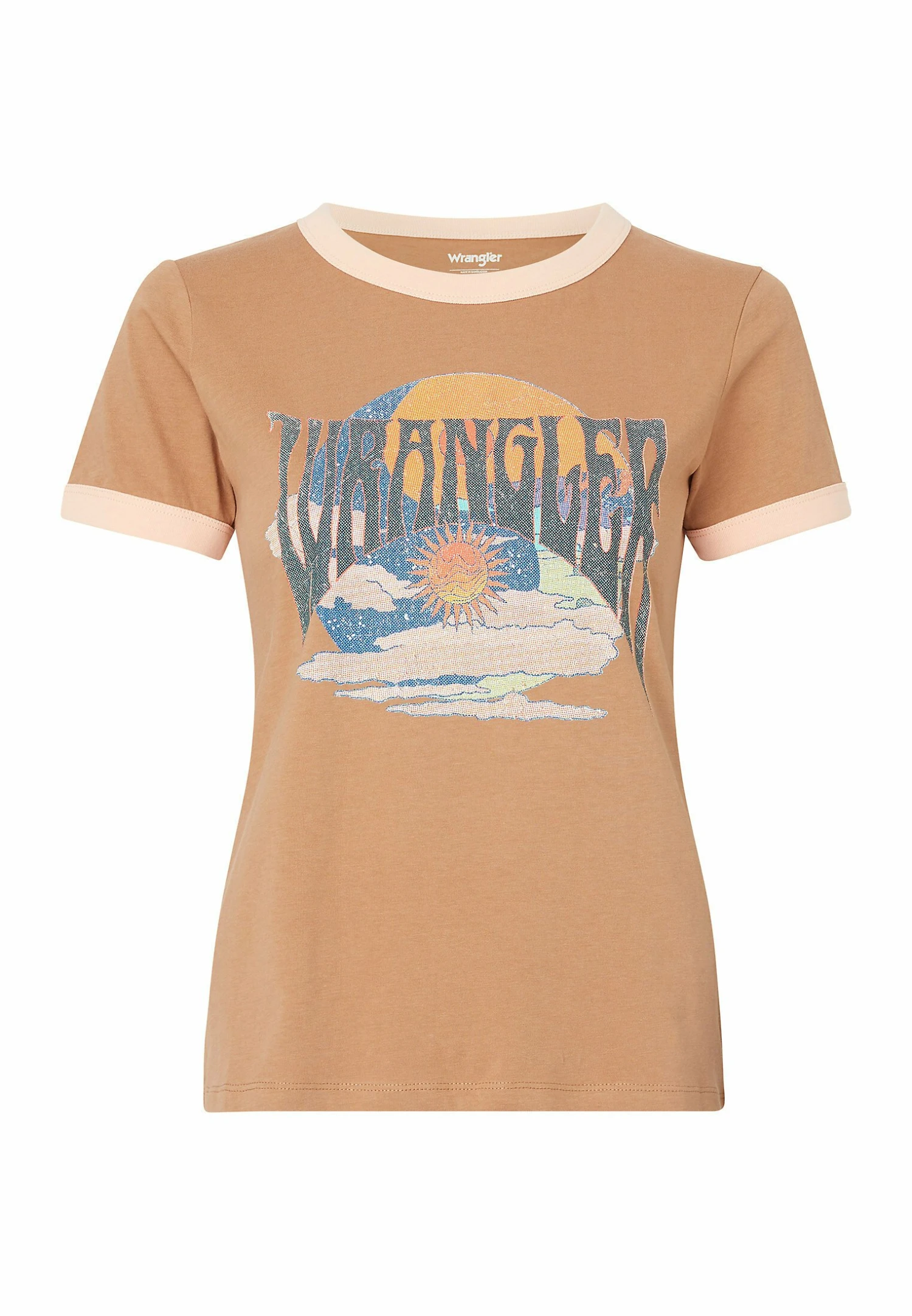 Wrangler Ringer Tee - Camiseta Estampada - Burro Brown 7 Wrangler Ringer Tee - Camiseta Estampada - Burro Brown - Imagen 5